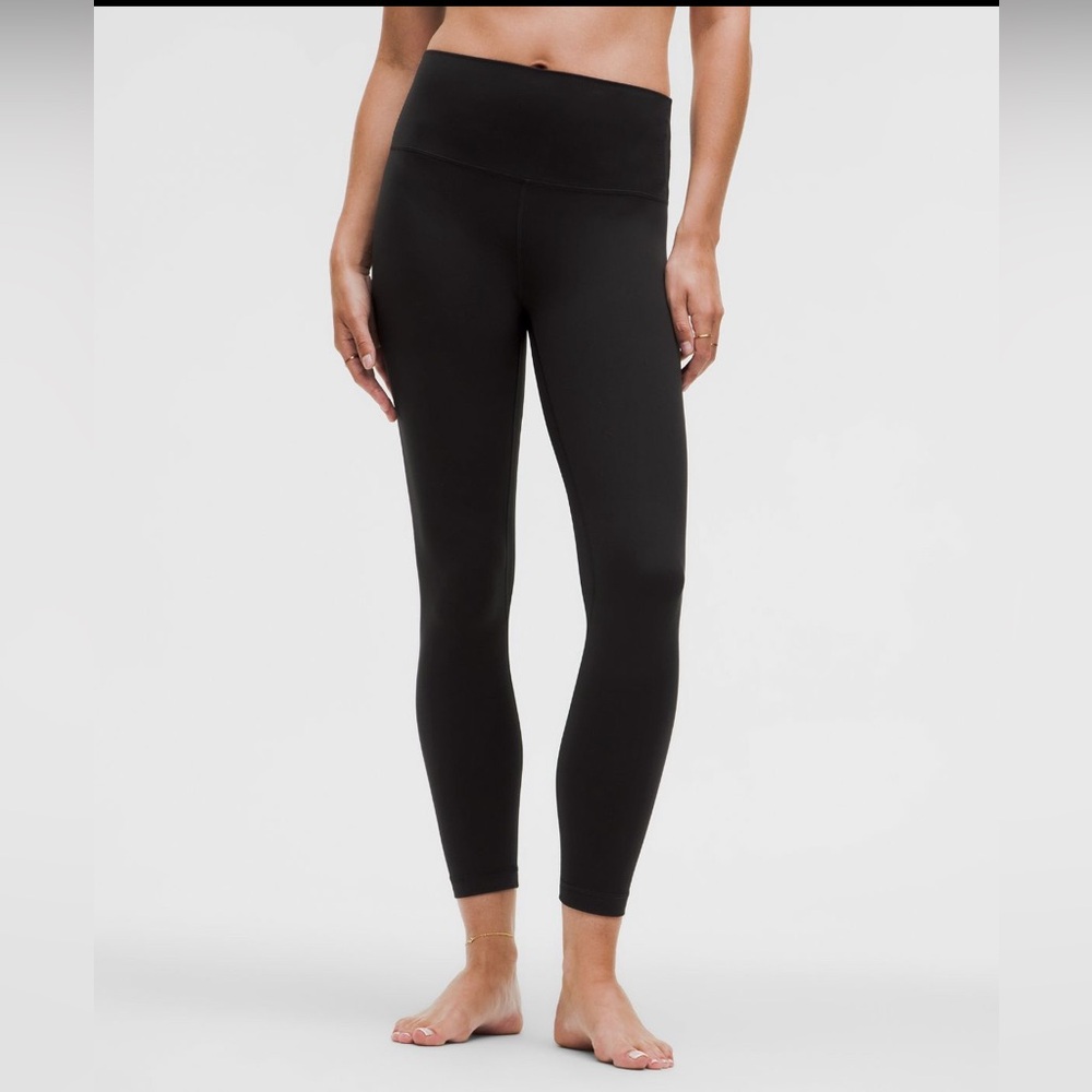 lululemon Align High Rise Pant 25" Black Sz 4